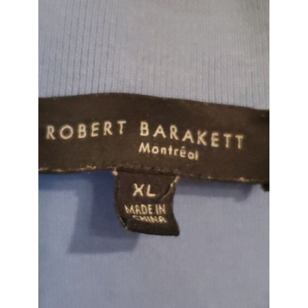 Robert Barakett Sky Blue 100% Pima Cotton Short Sleeve Polo Shirt XL - Picture 3 of 13